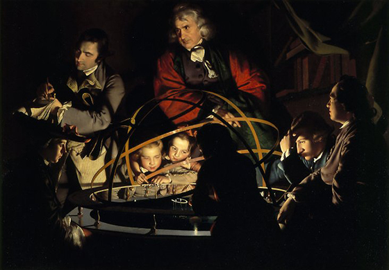 A Philosopher Lecturing on the Orrery
